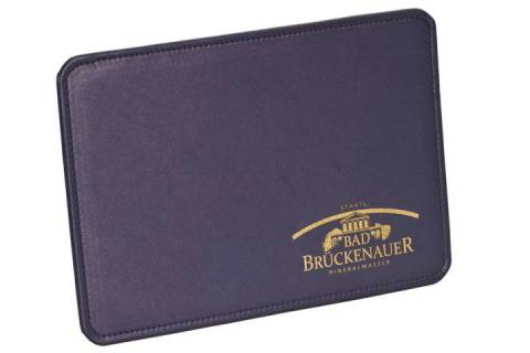 Sonderanfertigungen Leder Schreibtischunterlagen mit Logo - Bild: a1