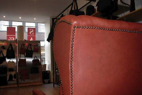 Sessel - Lederpolsterarbeit