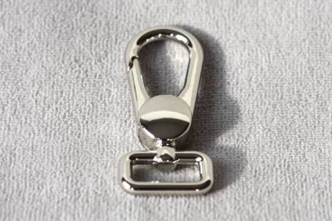 Karabinerhaken 20 mm Nickel 175