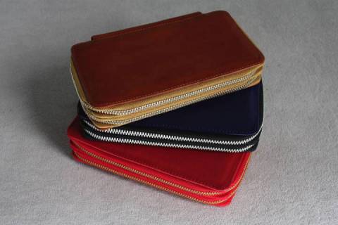 Sonnenleder Federmappen Bosse - Bild: Farbe-Blau-11_1