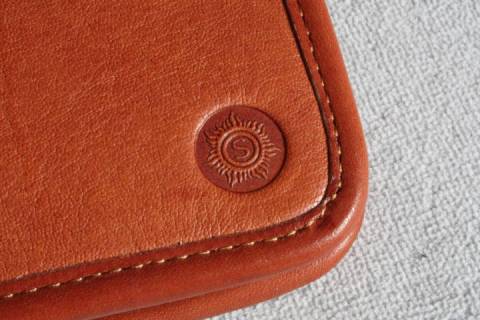 Sonnenleder Schreibm&auml;ppchen Novalis - Bild: A1