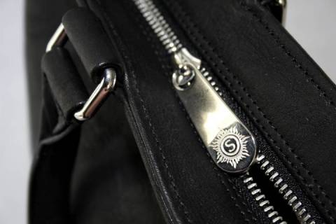 Sonnenlederhandtaschen Denia Schwarz - Bild: A5