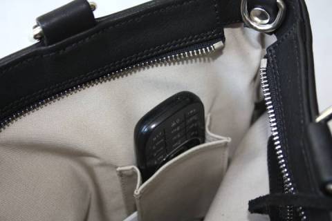 Sonnenlederhandtaschen Denia Schwarz - Bild: A7