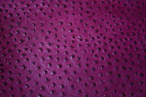 Kalbleder mit Strausspr&auml;gung - Bild: Farbe-Lila