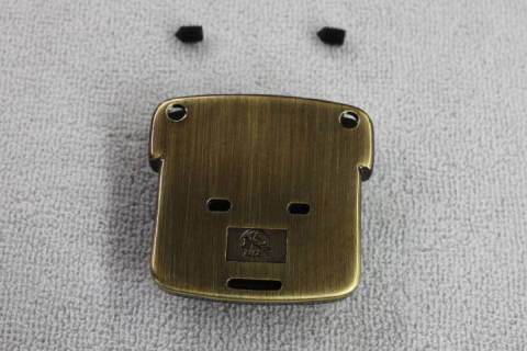 Aktentaschenschl&ouml;sser - Aktentaschenverschlu&szlig; - Altmessing 200 - Bild: A2