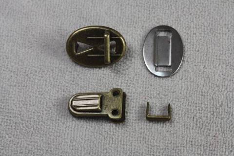 Mini - Steckschloss Altmessing H1-267 - Bild: A5