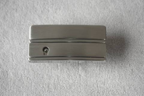 Aktentaschenschloss - satiniert 017 - Bild: A4