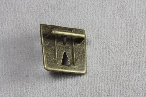 Steckverschl&uuml;sse - Mappenverschl&uuml;sse Altmessing H5-246 - Bild: a1