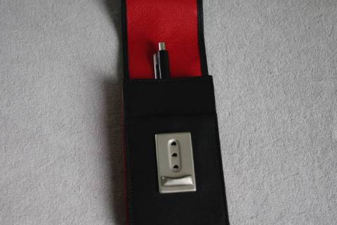 Stifteetuis aus Leder - Stifteschachteln - Bild: A2