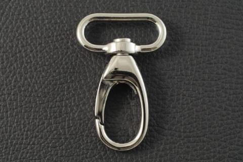 Karabinerhaken 30 mm Nickel - 091