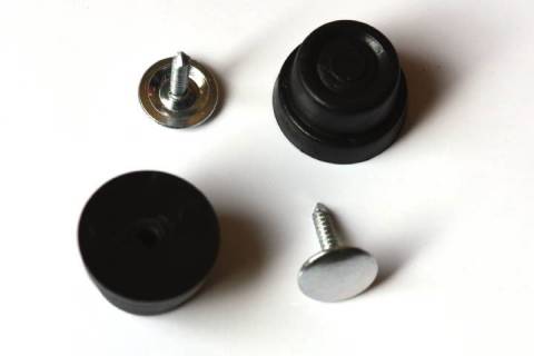 20 Taschenf&uuml;sse - Kofferf&uuml;sse Kunststoff 215 - Bild: A2