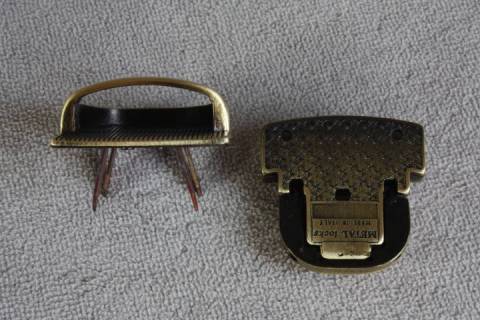 Taschenverschl&uuml;sse Altmessing 249 - Bild: A2