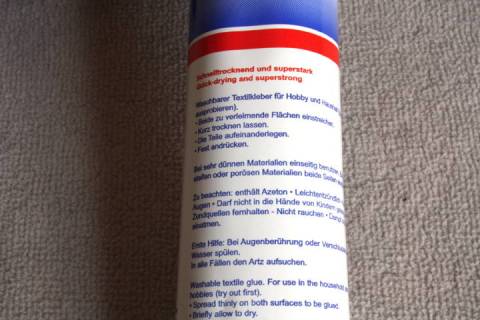 Textilkleber Stoffkleber - Bild: A2