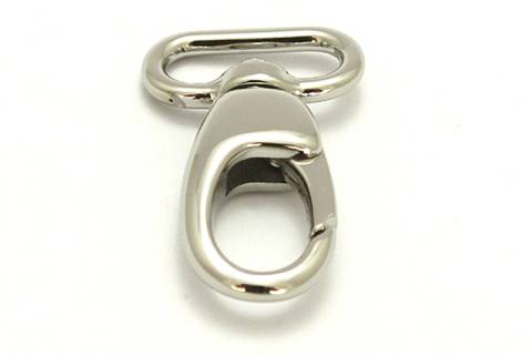 Karabinerhaken 20 mm Nickel - 081 - Bild: A2