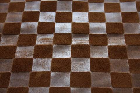 Velourleder - Quadrat Effekt - Bild: A4