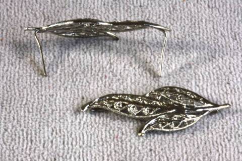 Weissbronce Zierelement Blatt 7508 - Bild: A1