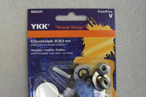 8 YKK Druckkn&ouml;pfe 20 mm - Bild: A1