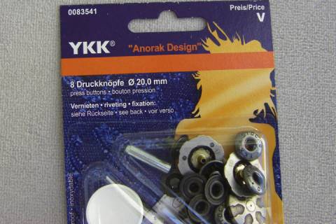 8 YKK Druckkn&ouml;pfe 20 mm - Bild: A2