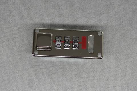 Koffer - Zahlenschloss - 28 mm - 127 Nickel - Bild: A3