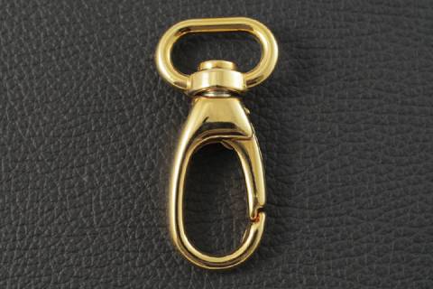 Karabinerhaken 20 mm Vergoldet 026