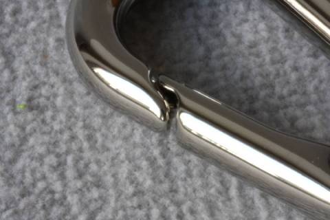 Edel - Karabinerhaken 10 mm Nickel 036 - Bild: a1