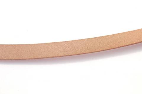 Flach - Lederb&auml;nder - Wasserb&uuml;ffel - Natur 10 mm - Bild: Farben-Schwarz_1