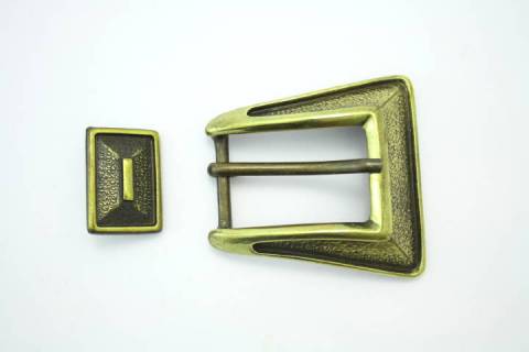 G&uuml;rtelschnallen - 25 mm 135 Altmessing