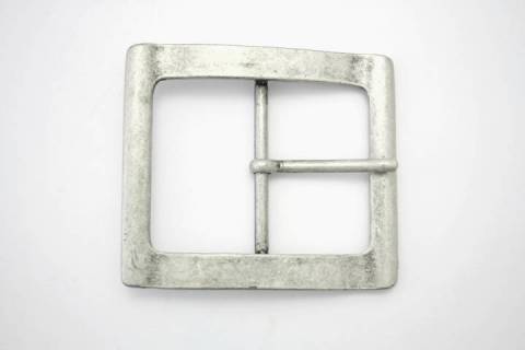 Doppelsteg G&uuml;rtelschliessen 50 mm - 123 N1 Altsilber