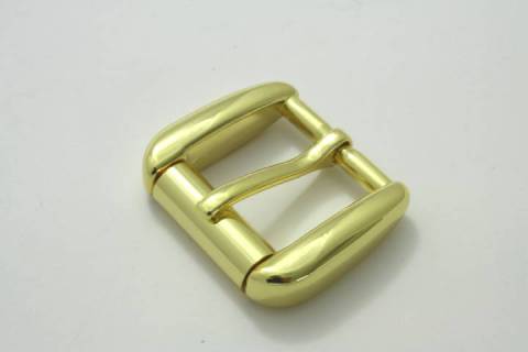 Rollschnallen 086-N3 - 25 mm Gold - Bild: a1