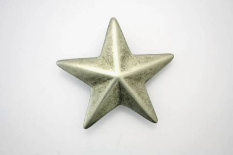 Sternschliessen - G&uuml;rtelschnallen Altsilber 40 mm 131-N1