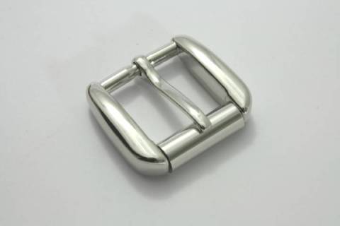 Edelrollschnallen 086-N1 - 25 mm Nickel - Bild: a1