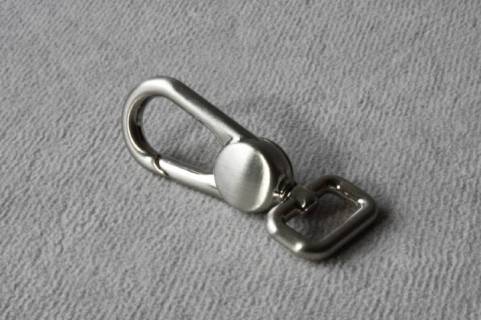 Karabinerhaken 15 mm Nickelt Satiniert 363 - Bild: A2