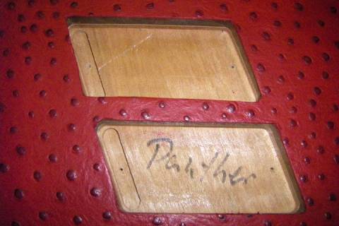 Ledergitarrenbezug - Roter Panther - Bild: a4