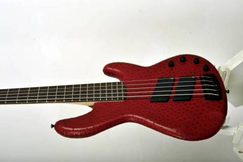 Ledergitarrenbezug - Roter Panther - Bild: a8
