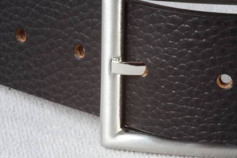 Lederg&uuml;rtel 40 mm - 7/022 Braun - Bild: a1