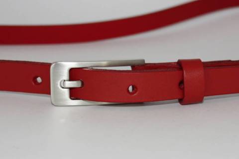 Paladium Damenlederg&uuml;rtel 201 - Rot - Bild: a1