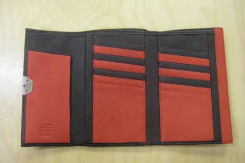 Olbrish b - Linkshaender - Portemonnaie 65004 L Schwarz-Rot - Bild: a2