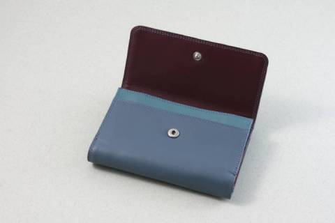 Mywalit Geldb&ouml;rsen Brombeer - Grau - Petrol 250-37 - Bild: a1