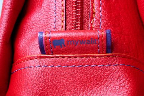 Mywalit Leder 3-Compartment Shopper Rot 680-25 - Bild: a5