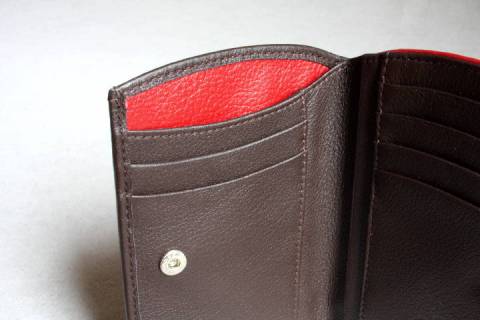 Olbrish b - Geldb&ouml;rse - Pandora - Braun - Dunkelrot - Bild: a3