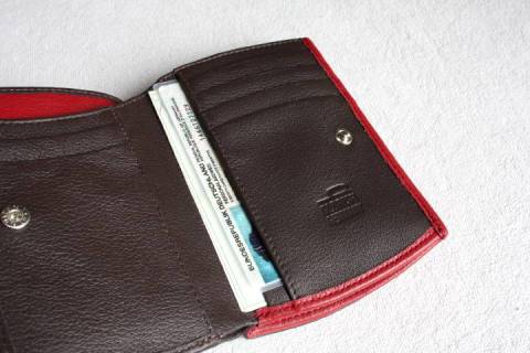 Olbrish b - Geldb&ouml;rse - Pandora - Braun - Dunkelrot - Bild: a4