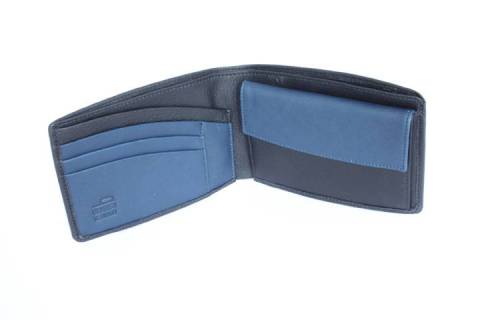 Top View das Gro&szlig;e - Portemonnaies - Olbrish b schwarz blau