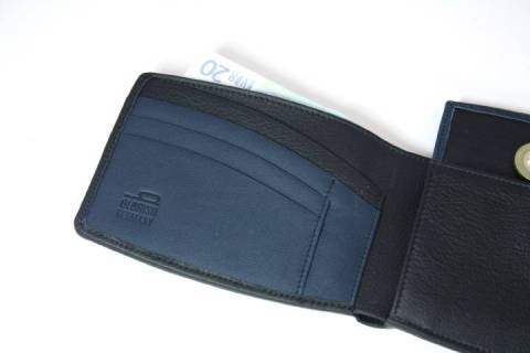 Top View das Gro&szlig;e - Portemonnaies - Olbrish b schwarz blau - Bild: a2