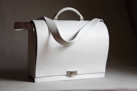 Lederaktentaschen Kant 46102 - Weiss - Bild: a4