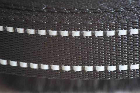 Gurteband mit Reflektorstreifen 25 mm - Bild: Farbe-Schwarz_1