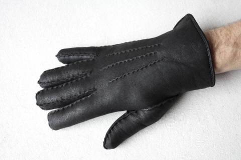 Roeckl - Lammfell Fingerhandschuhe - Nappiert - Schwarz - Bild: a7