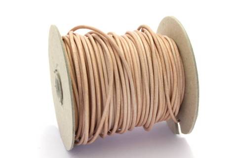 Endlos Lederrundriemen - Lederband 2,5 mm - Bild: Farben-Natur_2