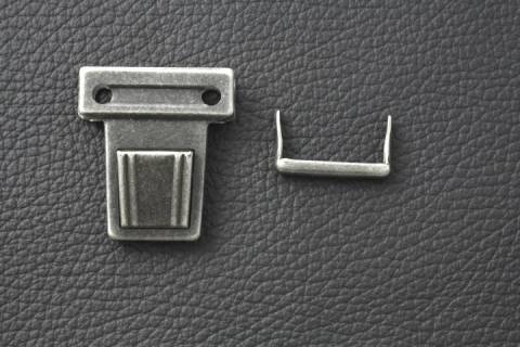 50 Steckverschl&uuml;sse - Mappenverschl&uuml;sse 502 - schwarz - Bild: a1