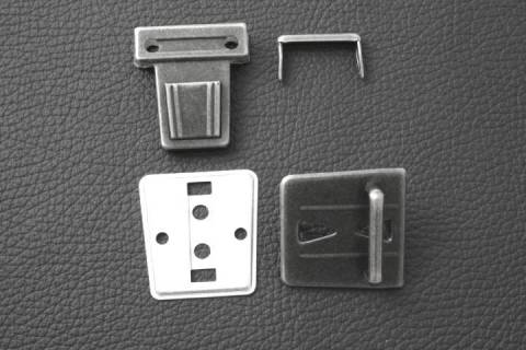 Steckverschl&uuml;sse - Mappenverschl&uuml;sse 502 - schwarz - Bild: a3